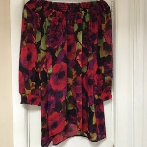 Floral 3/4 Sleeve Blouse
